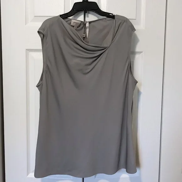 Armani Collezioni Silk Sleeveless Blouse - Picture 3 of 10